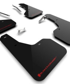 Rally Armor 2022 Subaru Forester (Incl. Wilderness) UR Black Mud Flap w/ Red Logo