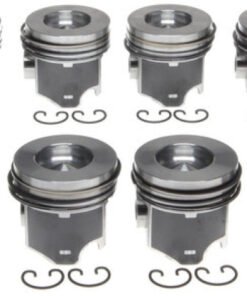 Mahle OE Ford 6.0L Diesel w/ Reduced Compression Distance by .010 Piston Set (Set of 8) w/ .03 Rings