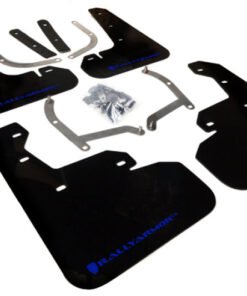 Rally Armor 2017+ Subaru Impreza UR Black Mud Flap w/ Blue Logo