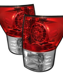 Spyder Toyota Tundra 07-13 LED Tail lights Red Clear ALT-YD-TTU07-LED-RC