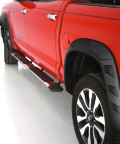 Bushwacker 14-21 Toyota Tundra DRT Style Flares 2pc Rear - Black