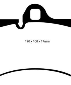EBC 04-07 Porsche Cayenne 3.2 Redstuff Front Brake Pads