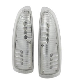 xTune Ford Superduty F250-F650 03-07 Amber LED Mirror Signal Lens - Clear ACC-LED-FDSD99-MR-C
