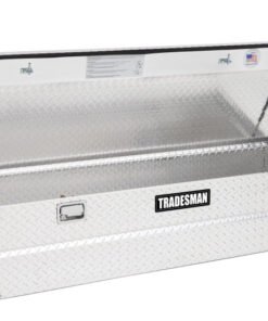 Tradesman Aluminum Single Lid Cross Bed Truck Tool Box (70in.) - Brite
