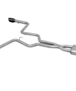 Gibson 15-19 Ford Mustang EcoBoost 2.3L 2.25in Cat-Back Dual Exhaust - Black Elite (Ceramic)