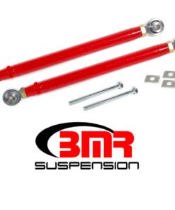 BMR 16-17 6th Gen Camaro Rear Double Adj. Rod Ends Toe Rods - Red