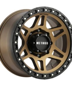 Method MR312 18x9 +18mm Offset 8x6.5 130.81mm CB Method Bronze/Black Street Loc Wheel