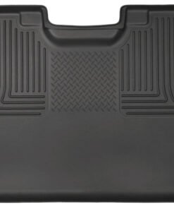 Husky Liners 15 Ford F-150 SuperCrew Cab WeatherBeater Black 2nd Seat Floor Liner