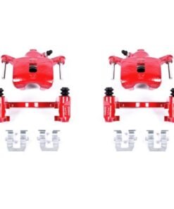 Power Stop 08-09 Buick Allure Rear Red Calipers w/Brackets - Pair