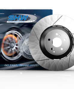 SHW 17-20 Porsche Panamera 4 3.0L w/20in Wheel/Red Caliper w/o Ceramic Brake Left Rear Slot LW Rotor