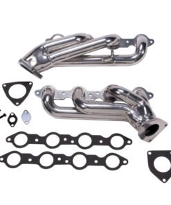 BBK 99-04 GM Truck SUV 6.0 Shorty Tuned Length Exhaust Headers - 1-3/4 Silver Ceramic