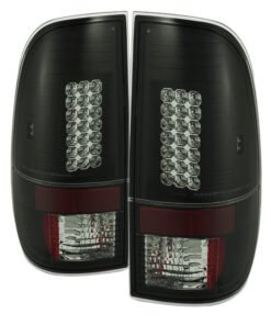 Spyder Ford F150 side 97-03/F250 Super Duty 99-07 LED Tail Lights Blk Smke ALT-YD-FF15097-LED-BSM