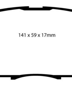 EBC 04-07 Lexus RX330 3.3 Yellowstuff Front Brake Pads