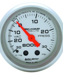 Autometer Ultra-Lite 52mm 30 PSI Mechanical Boost Gauge