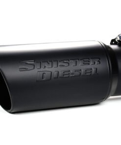 Sinister Diesel Universal Black Ceramic Coated Stainless Steel Exhaust Tip (4in to 5in)