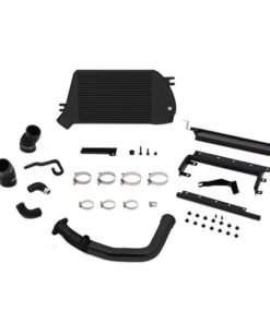 Mishimoto 2015 Subaru WRX Top-Mount Intercooler Kit - Powder Coated Black & Black Pipes