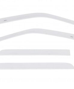 AVS 15-18 Ford F-150 Supercrew Low Profile Color Match Ventvisors 4pc - Oxford White