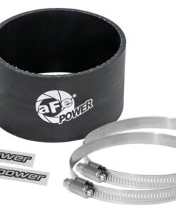 aFe Magnum FORCE CAI Univ. (3-1/2in ID x 2in L) Straight Coupler - Black