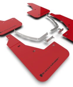 Rally Armor 2022 Hyundai Ioniq 5 Red Mud Flap w/ Black Logo