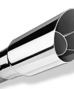 Borla Universal Polished Tip Single Round Angle-Cut (inlet 2 1/2in. Outlet 3 1/2in) *NO Returns*