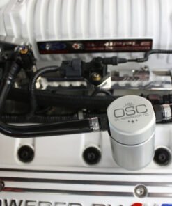 J&L 07-14 Ford Mustang GT500 Passenger Side Oil Separator 3.0 - Clear Anodized