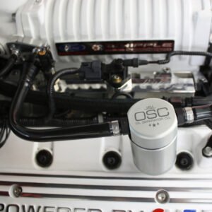 J&L 07-14 Ford Mustang GT500 Passenger Side Oil Separator 3.0 - Clear Anodized