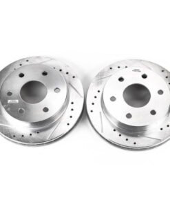 Power Stop 99-00 Cadillac Escalade Front Evolution Drilled & Slotted Rotors - Pair