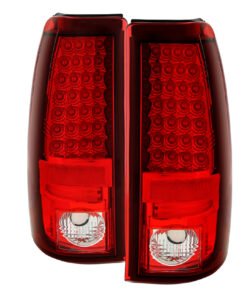 Spyder Chevy Silverado 1500 03-06 (Not Fit Stepside)LED Tail Lights Red Clear ALT-YD-CS03-LED-RC