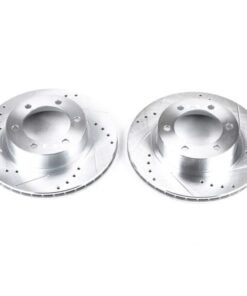 Power Stop 96-02 Toyota 4Runner Front Evolution Drilled & Slotted Rotors - Pair