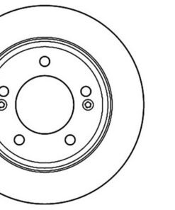 StopTech Sport Slotted 11-17 Hyundai Elantra Rear Left Slotted Rotor