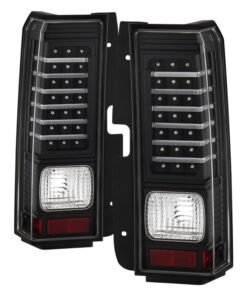Xtune Hummer H3 06-09 ( Non H3T ) LED Tail Lights Black ALT-ON-HH306-LED-BK