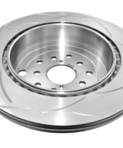 DBA 08-10 STi/2017 BRZ w/Perf. Pkg. Dual Drilled Rear Slotted Street Series Rotor