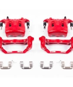 Power Stop 08-12 Infiniti EX35 Front Red Calipers w/Brackets - Pair