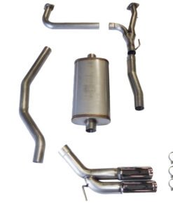JBA 04-20 Nissan Titan 5.6L 304SS Pass Side Dual Exit Cat-Back Exhaust