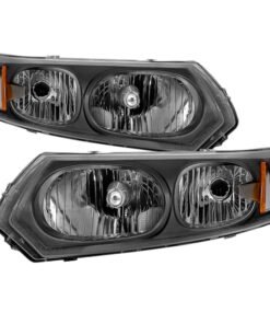 xTune Saturn ION Sedan only 03-07 OEM Style Headlights - Black HD-JH-SAION-4D-BK