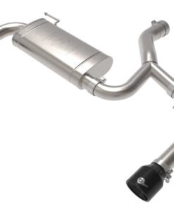 aFe MACHForce XP Exhausts Axle-Back 15-21 BMW X1 2.0L (t) (SS w/Black Tips)