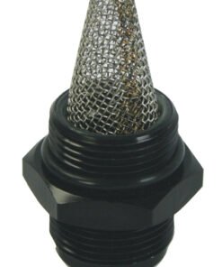 Moroso Oil Filter Fitting -16An to -16An w/External Screen - Single