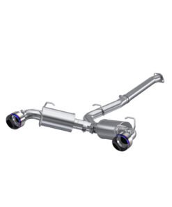 MBRP 13-22 Subaru BRZ 2.0L/ 2.4L 3in Dual Split Rear Cat Back w/Burnt End Tips- T304