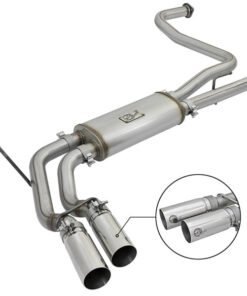 aFe Rebel Series 3in SS Cat-Back Exhaust System w/ Polished Tip 04-15 Nissan Titan V8 5.6L