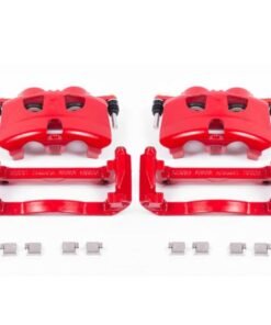 Power Stop 12-19 Ford F-150 Front Red Calipers w/Brackets - Pair