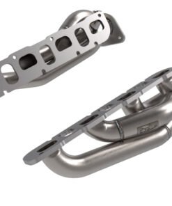 aFe Twisted Steel Header 1-7/8 IN to 2-3/4 IN 304 w/ Raw Finish