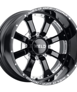 Weld W125 20X10 Granada Six 6X139.7 ET-18 BS4.75 Gloss Black MIL 106.1