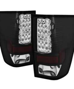 Spyder Nissan Titan 04-14 LED Tail Lights Black ALT-YD-NTI04-LED-BK