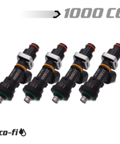 BLOX Racing Eco-Fi Street Injectors 1000cc/min w/1in Adapter Honda B/D/H Series (Set of 4)