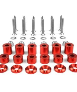 BuiltRight Industries 42 Piece Tech Plate Hardware Kit - Red