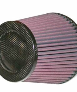 K&N Cone Filter 5in ID 6.5in base 4.5in top 5.625in height carbon fiber look