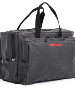 Go Rhino XVenture Gear Bag - Large (13x14x22in. Closed) 12oz Waxed Canvas - Black