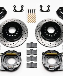 Wilwood Forged Dynalite P/S Park Brake Kit Drilled Small Ford 2.50in Offset