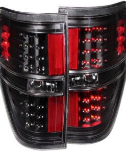 ANZO 2009-2014 Ford F-150 LED Taillights Black
