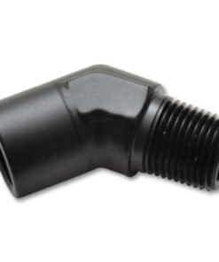 Vibrant 1/4in NPT Female to Male 45 Degree Pipe Adapter Fitting